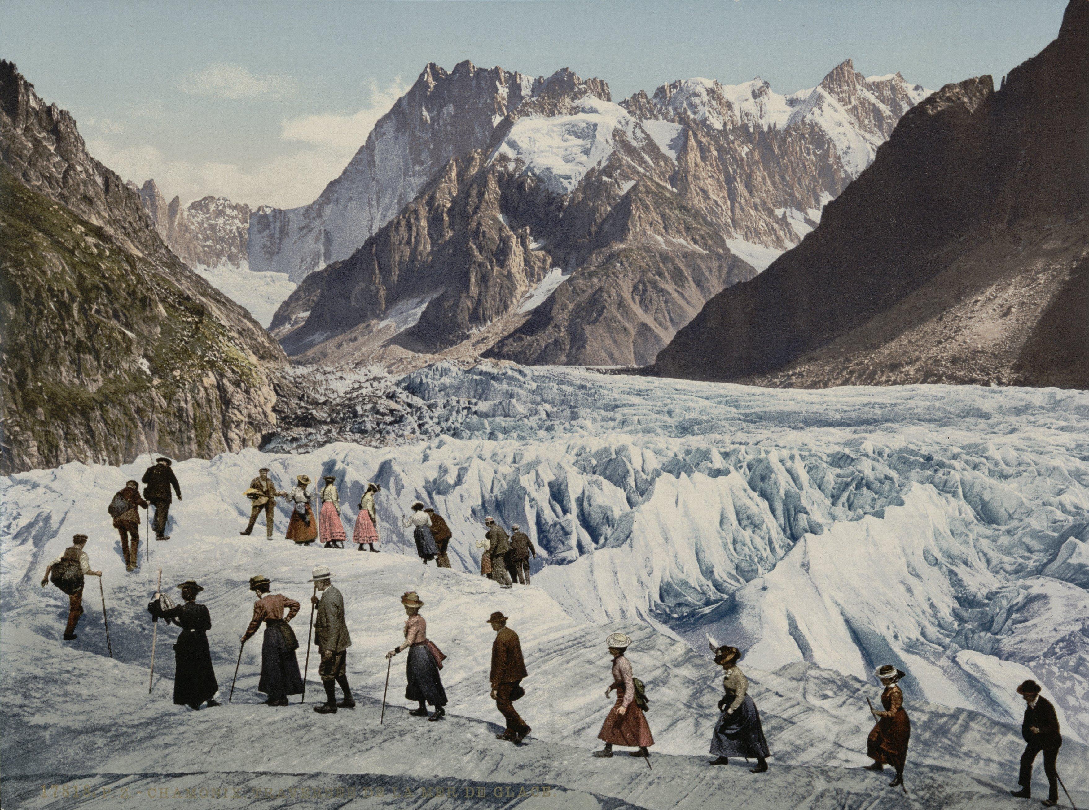 excursion sur les glaciers